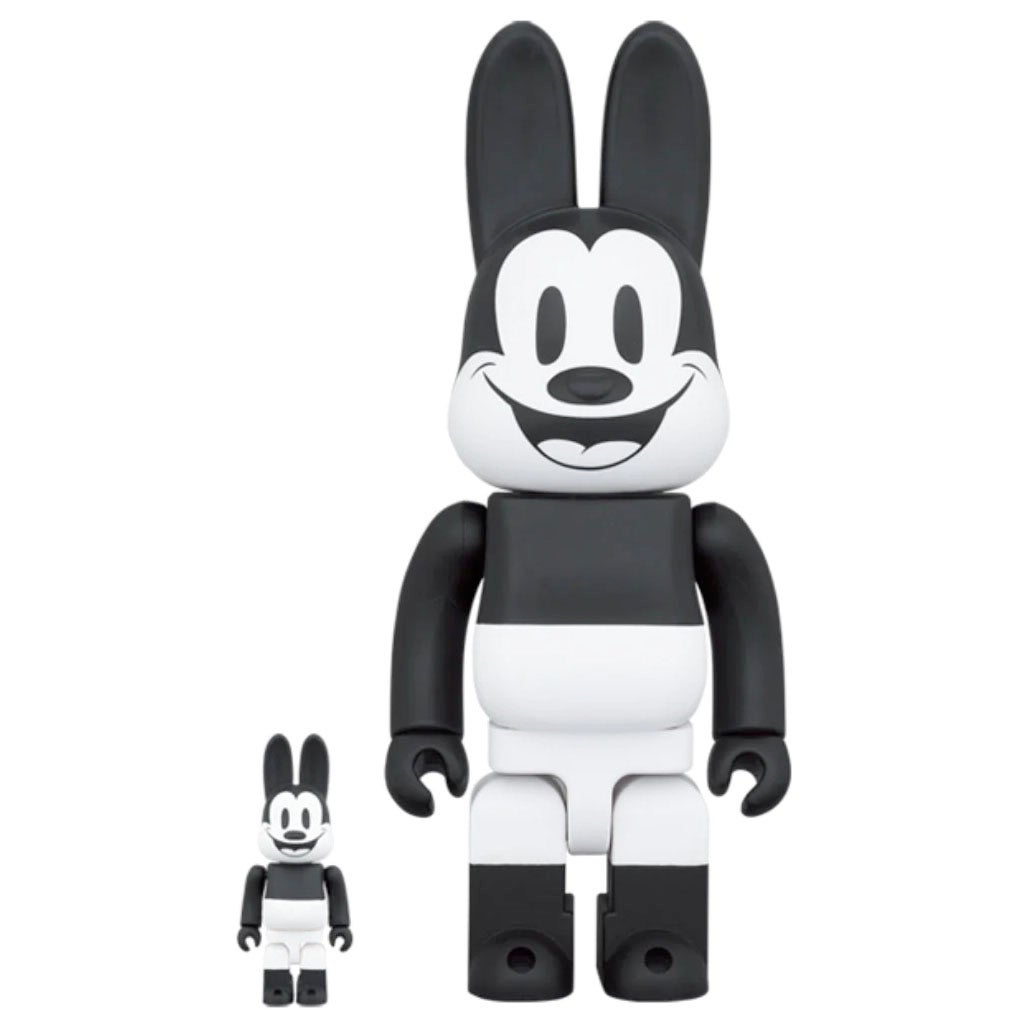 400% & 100% Bearbrick - Disney - Oswald The lucky Rabbit | Zonkey