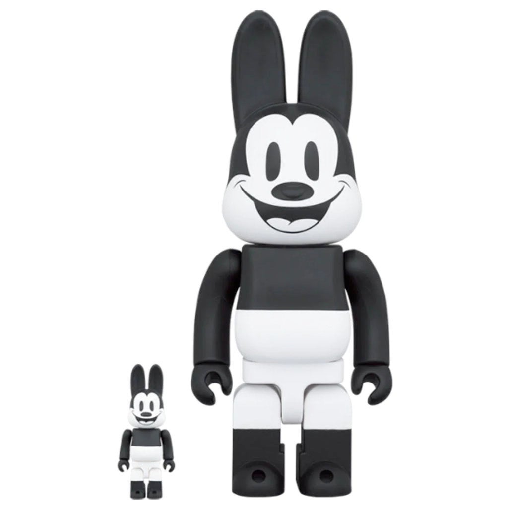 400% u0026 100% Bearbrick - Disney - Oswald The lucky Rabbit | Zonkey